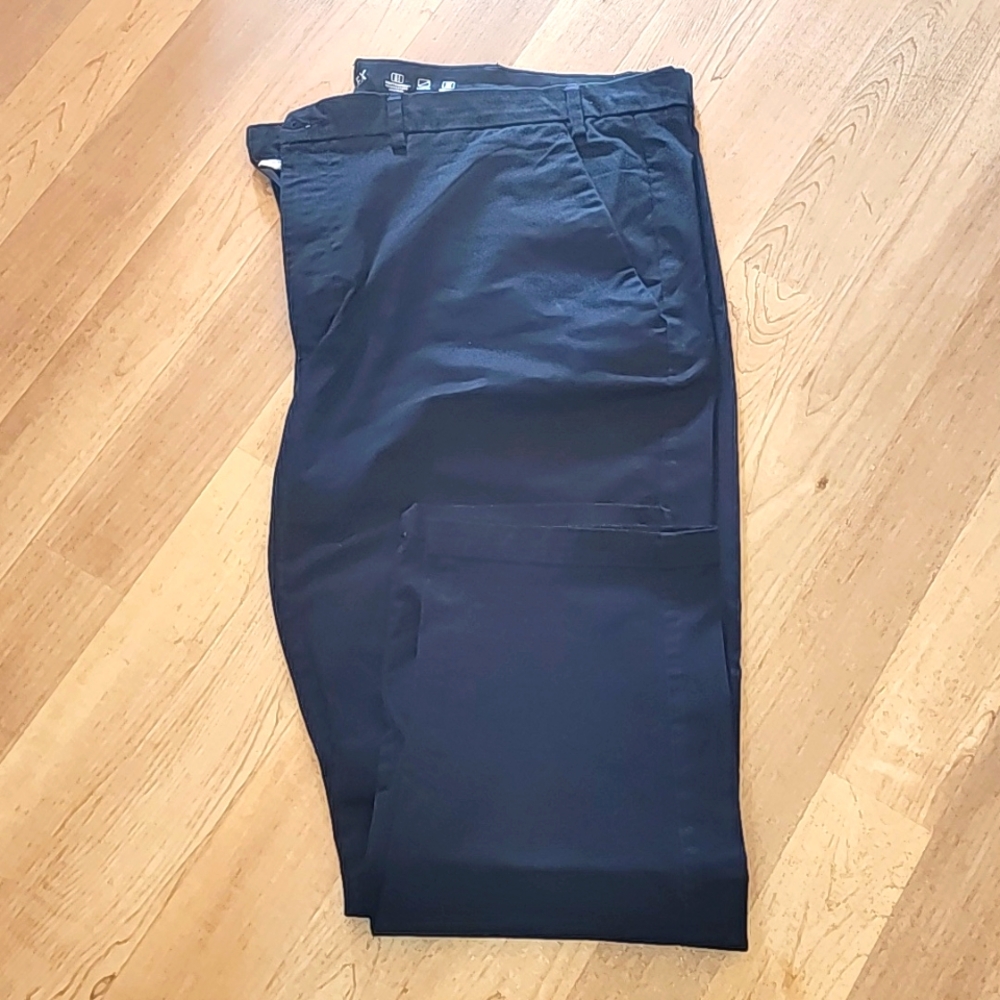St John's Bay Black Relaxed Fit Slacks.